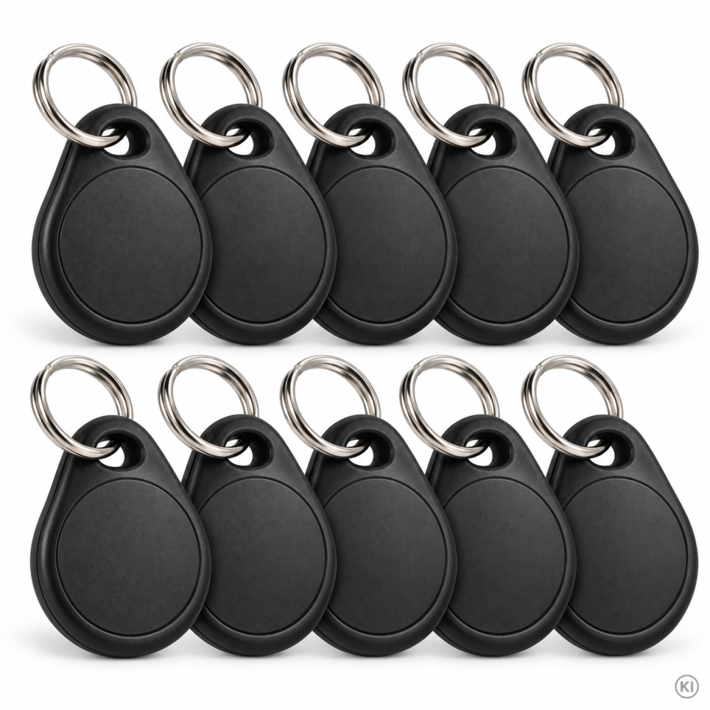 10er-Pack - Saphir RFID-Transponder (Nutzer-Tag, schwarz) für die 2-Draht BUS Türsprechanlage